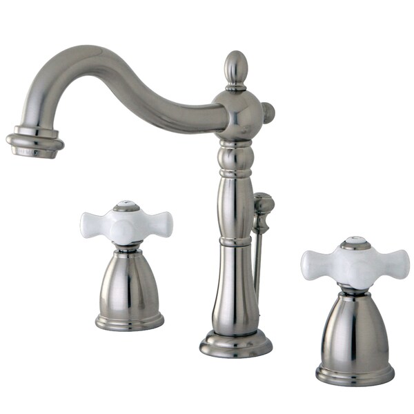 8" Widespread Bathroom Faucet, Brushed Nickel